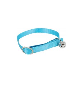 Collier Nylon Chat Turquoise