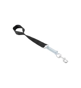 Laisse Nylon Ressort 50Cm Noir