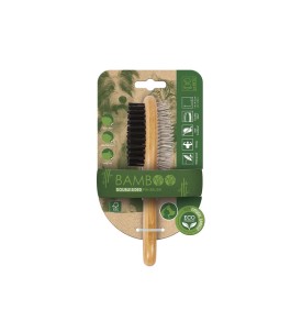 Bamboo Double-Sided Pin Brush