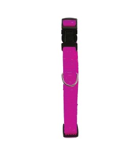 Collier Nylon Reg 15Mm Fuchsia