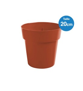 Pot melisa marron - 20cm