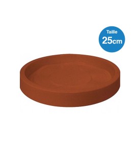 Soucoupe melisa marron - 25cm