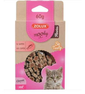 Mooky Chat Flowies Saumon 60G