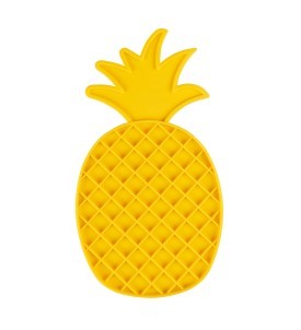 Tapis de Léchage Ananas Jaune