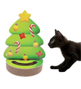 Griffoir de Noël pour chat