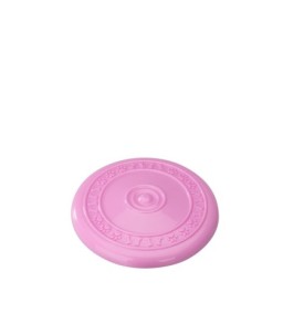 Rubber Frisbee Pink With...