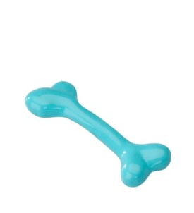Rubber Bone Large Blue With...